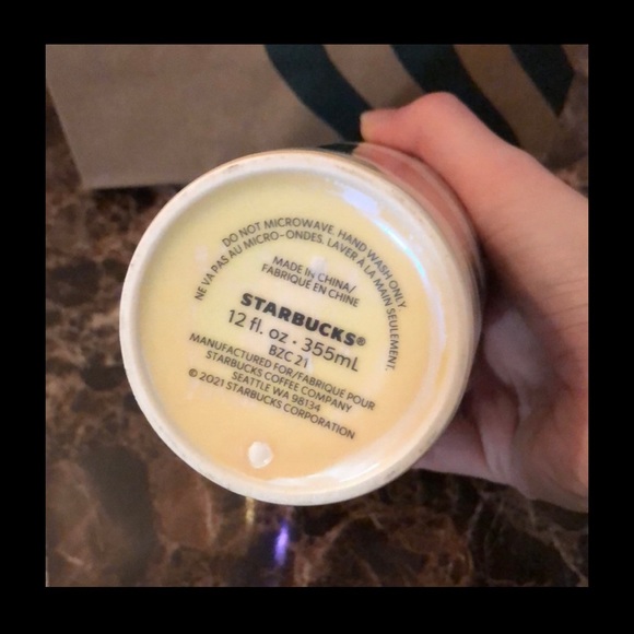 Starbucks Holiday 2021 Release: Iridescent Mermaid 12 oz Travel Mug - Picture 5 of 6